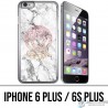 Coque iPhone 6 PLUS / 6S PLUS - Versace marbre blanc