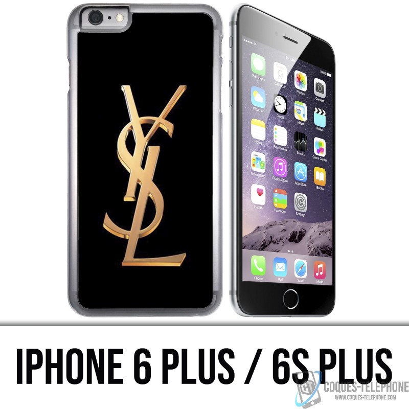 iPhone Tasche 6 PLUS / 6S PLUS - YSL Yves Saint Laurent Gold Logo