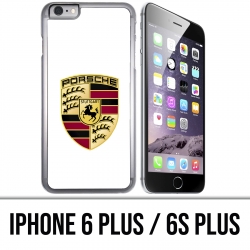 iPhone-Tasche 6 PLUS / 6S PLUS - Porsche-Logo weiß