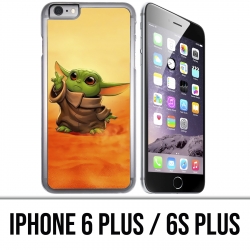 iPhone case 6 PLUS / 6S PLUS - Star Wars baby Yoda Fanart