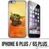 iPhone Tasche 6 PLUS / 6S PLUS - Star Wars Baby Yoda Fanart