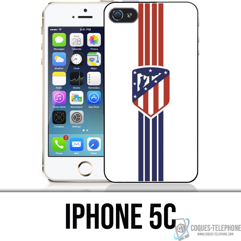 Coque iPhone 5C - Athletico Madrid Football