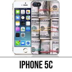 Funda iPhone 5C - Rollos de billetes de dólar