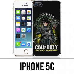 Coque iPhone 5C - Call of Duty x Dragon Ball Saiyan Warfare