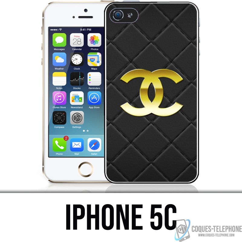 iPhone 5C Case - Chanel Leather Logo
