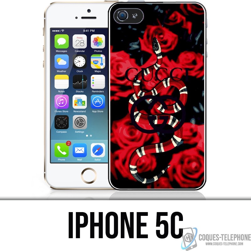 iPhone 5C Case - Gucci-Schlange rosa