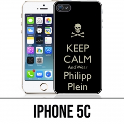 Custodia per iPhone 5C - Mantenere la calma Philipp Plein