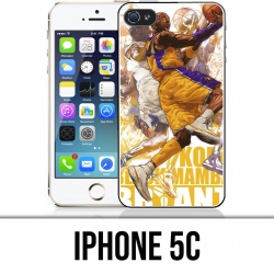 Custodia per iPhone 5C - Kobe Bryant Cartoon NBA