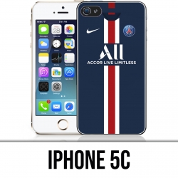 Coque iPhone 5C - Maillot PSG Football 2020