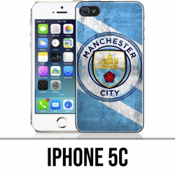 Custodia per iPhone 5C - Manchester Football Grunge
