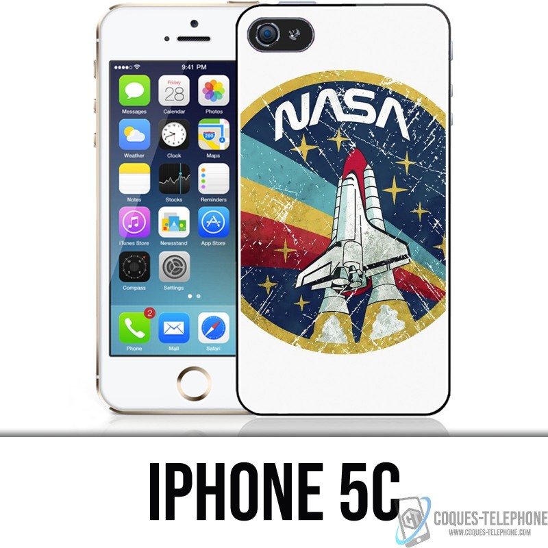 iPhone 5C case - NASA rocket badge