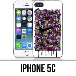 Custodia per iPhone 5C - Nike Sneakers Art