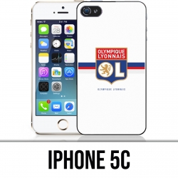 Coque iPhone 5C - OL Olympique Lyonnais logo bandeau