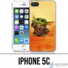 Coque iPhone 5C - Star Wars baby Yoda Fanart
