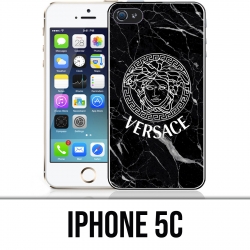 iPhone 5C Case - Versace schwarzer Marmor
