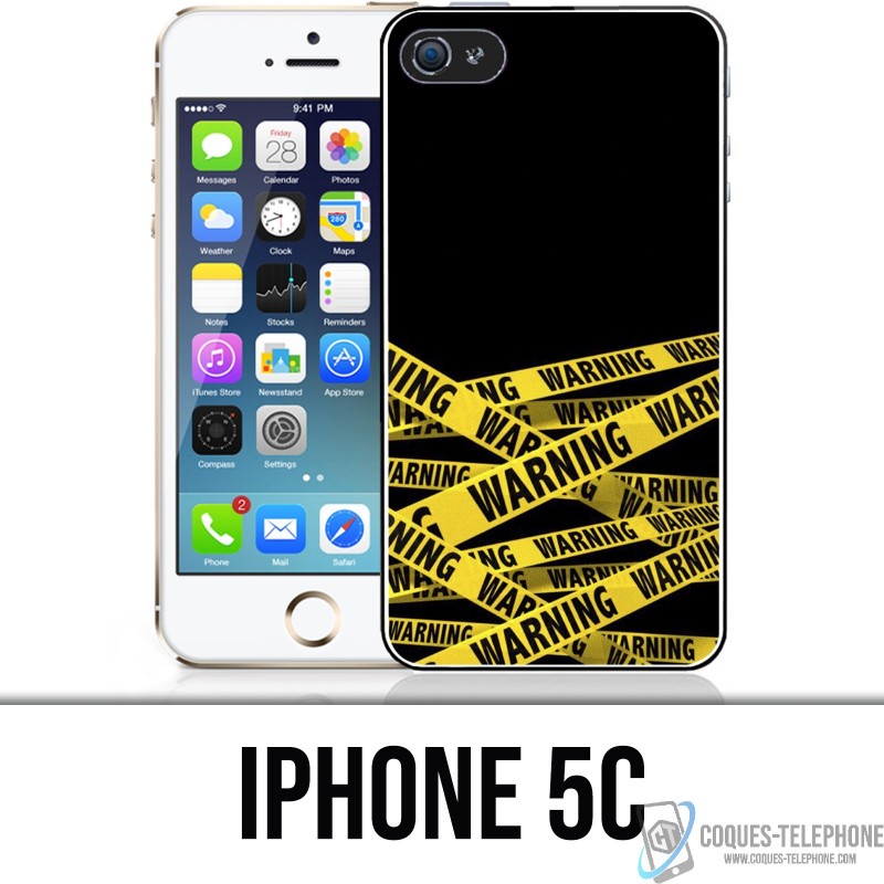 Coque iPhone 5C - Warning