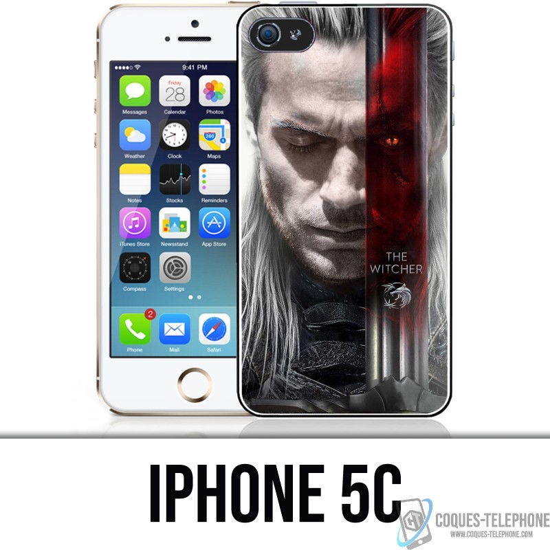 Coque iPhone 5C - Witcher lame épée