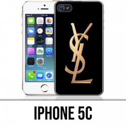 Coque iPhone 5C - YSL Yves Saint Laurent Gold Logo