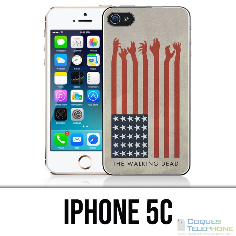Coque iPhone 5C - Walking Dead Walkers Are Coming