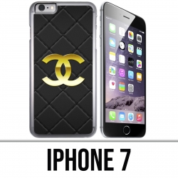 Funda iPhone 7 - Logotipo de piel de Chanel