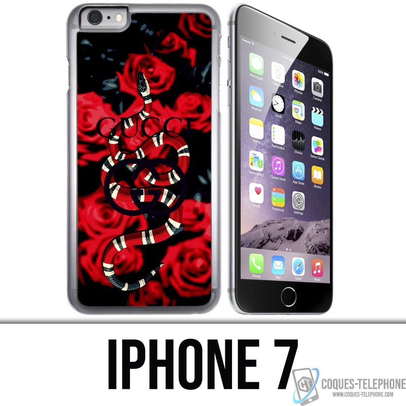 Custodia A Portafoglio Con Fiori Di Rosa Rossa Per IPhone 14 Plus - Protettiva In Policarbonato E TPU