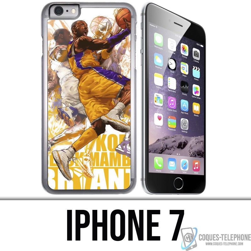 Custodia per iPhone 7 - Kobe Bryant Cartoon NBA