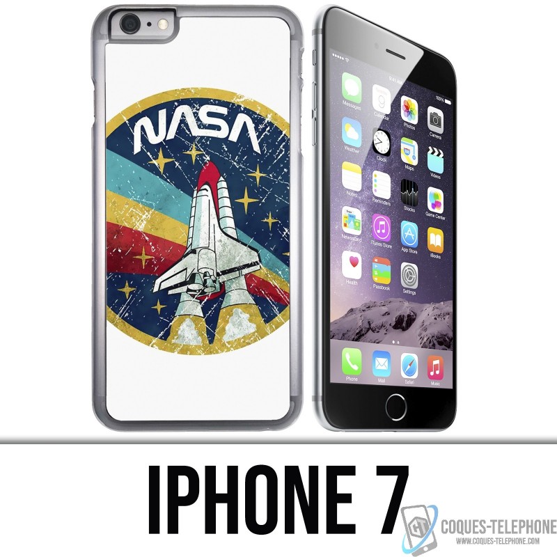 Custodia per iPhone 7 - Distintivo NASA per razzi