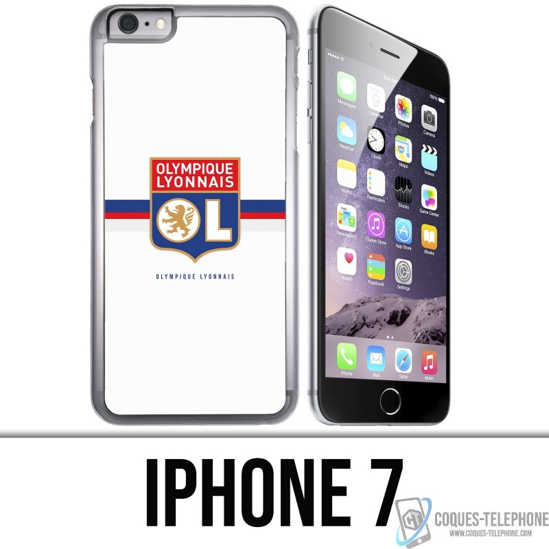 Funda iPhone 7 - Cinta de pelo con el logo de OL Olympique Lyonnais