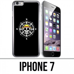 Funda iPhone 7 - Logotipo de la brújula de una pieza