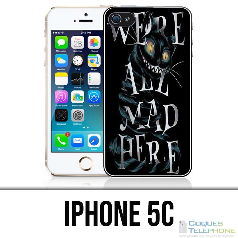 IPhone 5C Fall - waren alle hier wütend Alice im Märchenland