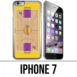 Funda iPhone 7 - Campo de baloncesto de los Lakers de la NBA