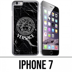 Coque iPhone 7 - Versace marbre noir