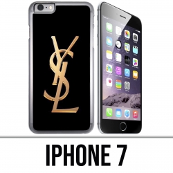 Coque iPhone 7 - YSL Yves Saint Laurent Gold Logo
