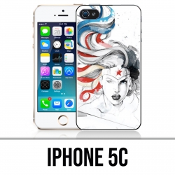 Coque iPhone 5C - Wonder Woman Art Design