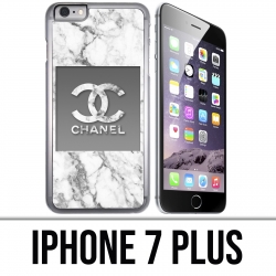 Coque iPhone 7 PLUS - Chanel Marbre Blanc
