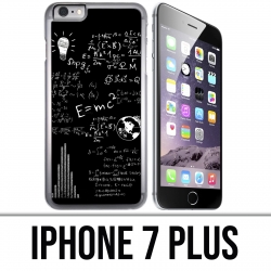 Coque iPhone 7 PLUS - E égale MC 2 tableau noir