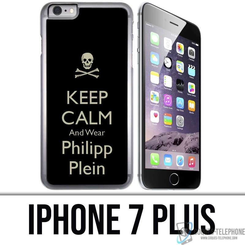 Coque iPhone 7 PLUS - Keep calm Philipp Plein