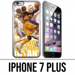 Coque iPhone 7 PLUS - Kobe Bryant Cartoon NBA