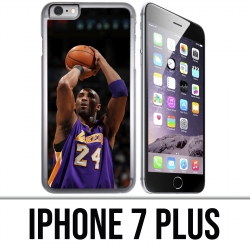 Coque iPhone 7 PLUS - Kobe Bryant tir panier Basketball NBA