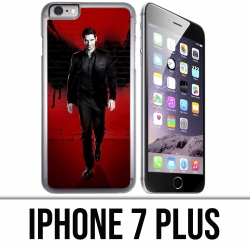 Coque iPhone 7 PLUS - Lucifer ailes mur