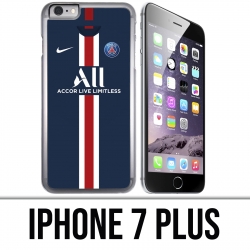 Coque iPhone 7 PLUS - Maillot PSG Football 2020