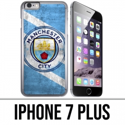 Coque iPhone 7 PLUS - Manchester Football Grunge
