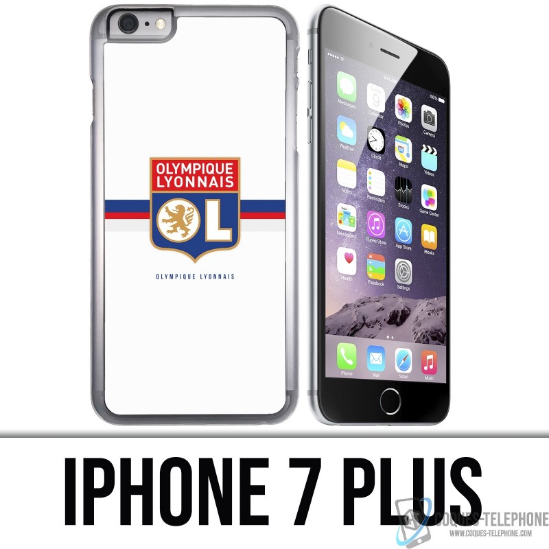 Funda iPhone 7 PLUS - cinta de pelo con el logo de OL Olympique Lyonnais