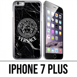 Coque iPhone 7 PLUS - Versace marbre noir