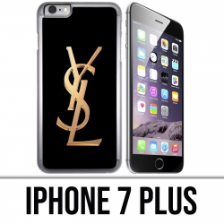Custodia iPhone 7 PLUS - Logo YSL Yves Saint Laurent Gold Logo YSL