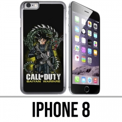 Coque iPhone 8 - Call of Duty x Dragon Ball Saiyan Warfare