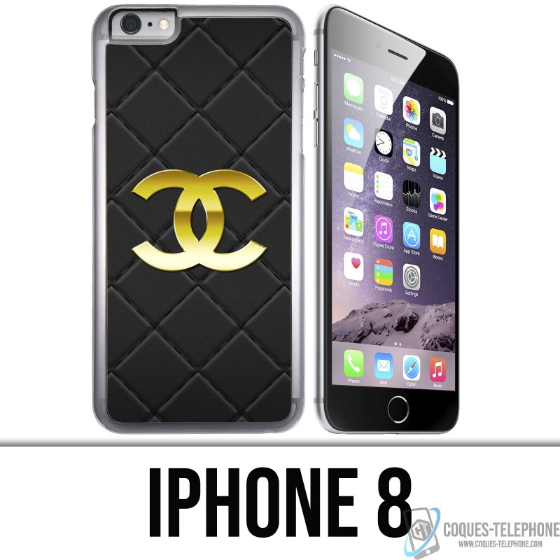 iPhone 8 Case - Chanel Leather Logo