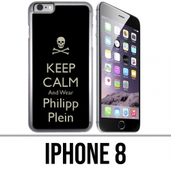 Funda iPhone 8 - Mantén la calma Philipp Plein