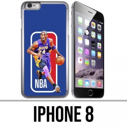 Funda iPhone 8 - Logotipo de la NBA de Kobe Bryant