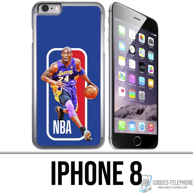 Coque iPhone 8 - Kobe Bryant logo NBA